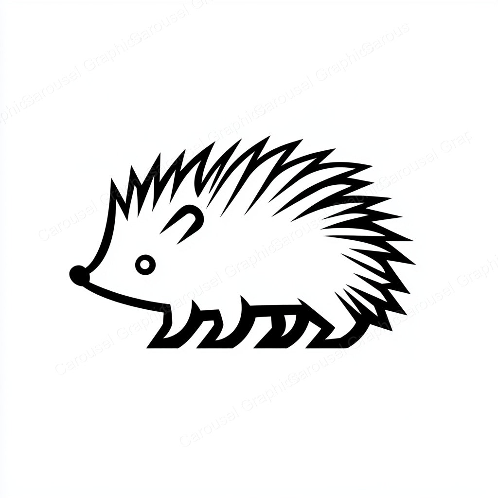 Porcupine Vector Graphic preview