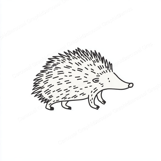 Porcupine Vector Graphic preview