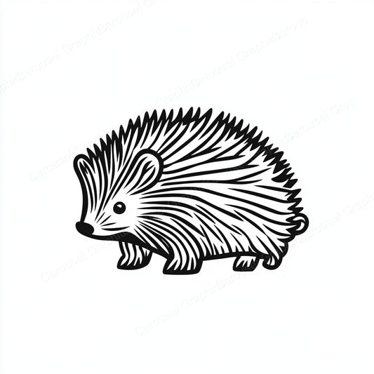 Porcupine Vector Graphic preview
