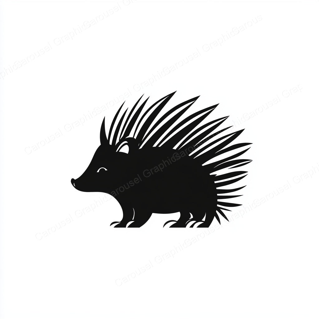 Porcupine Vector Graphic preview