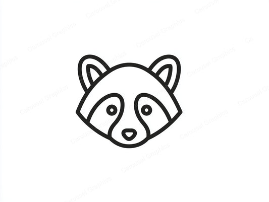 Raccoon Vector Graphic preview