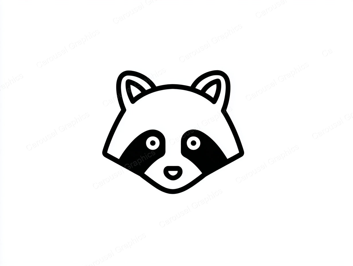 Raccoon Vector Graphic preview