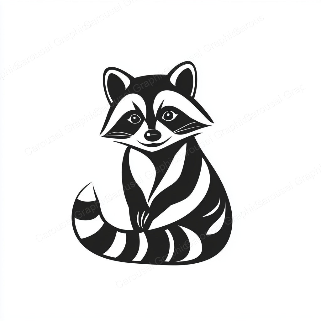 Raccoon Vector Graphic preview