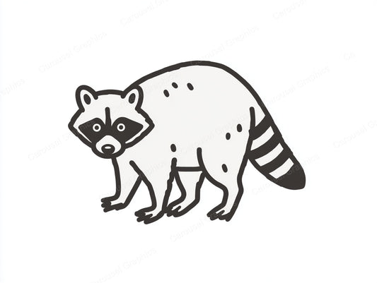 Raccoon Vector Graphic preview