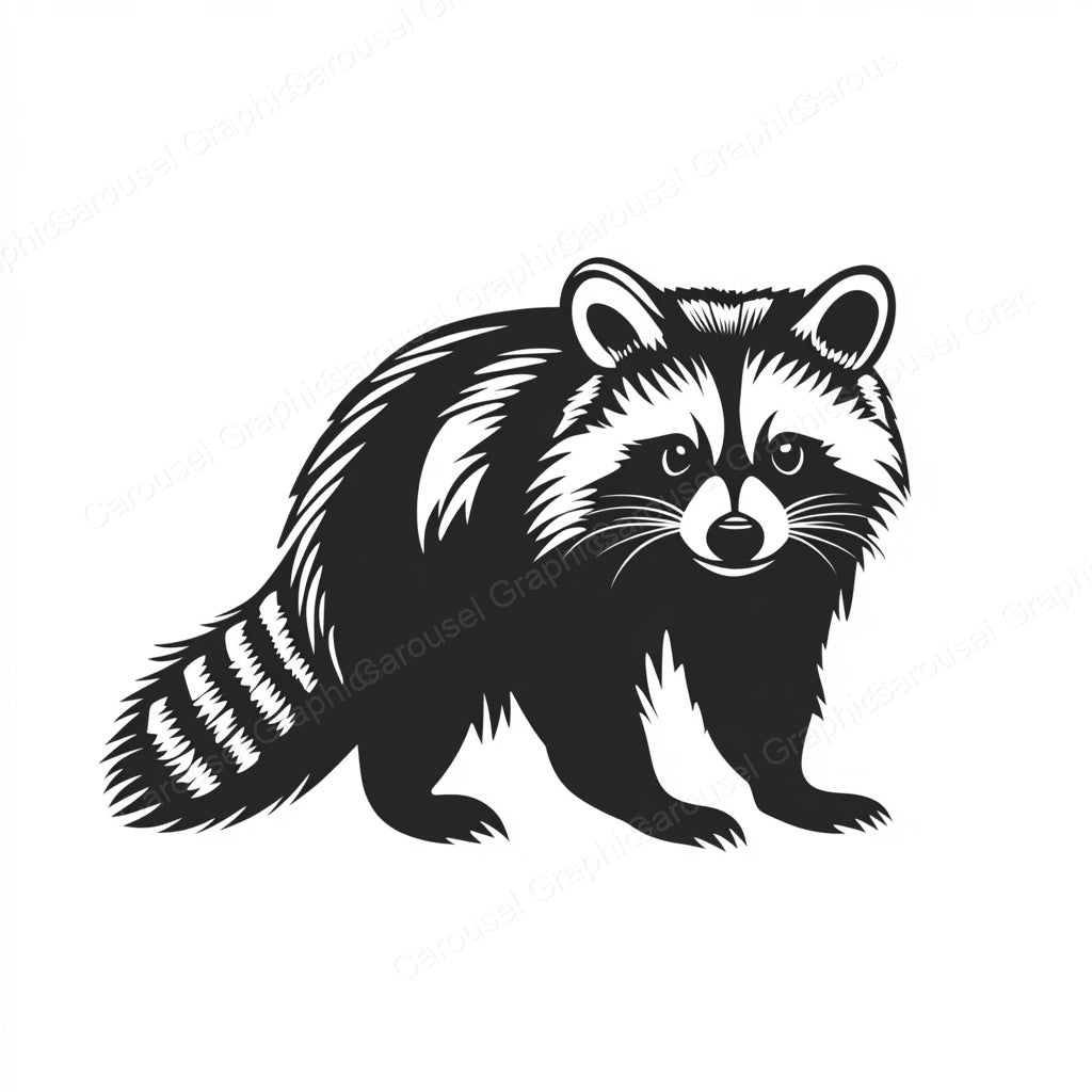 Raccoon Vector Graphic preview