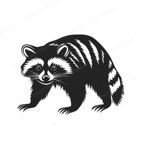 Raccoon Vector Graphic preview