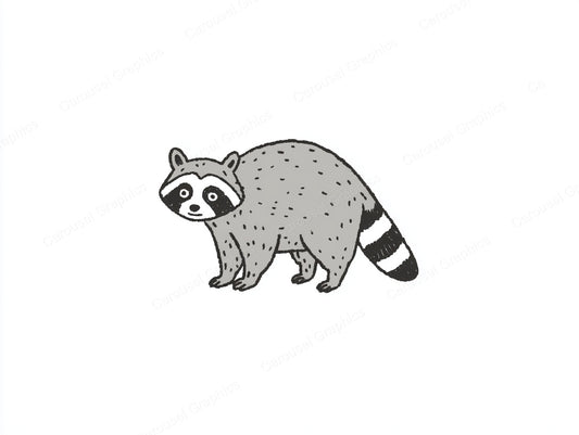 Raccoon Vector Graphic preview