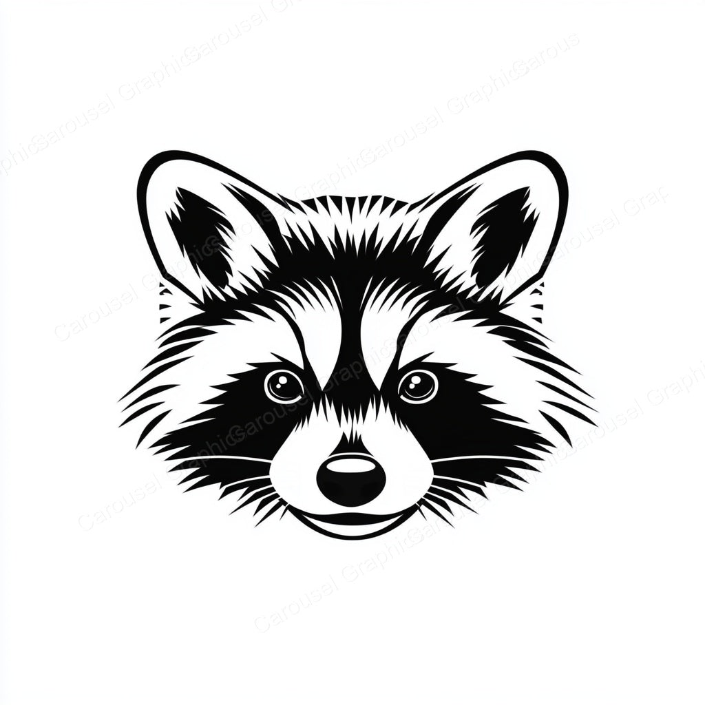 Raccoon Vector Graphic preview