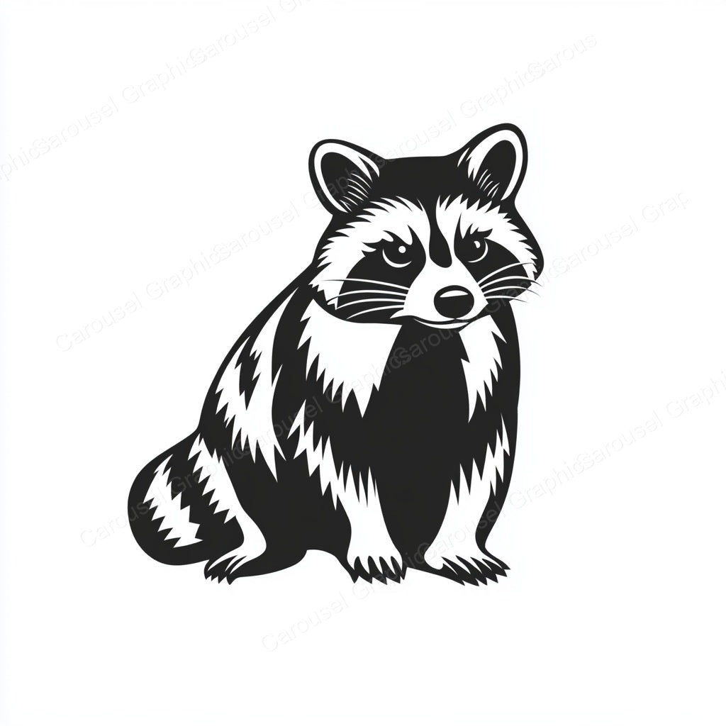 Raccoon Vector Graphic preview