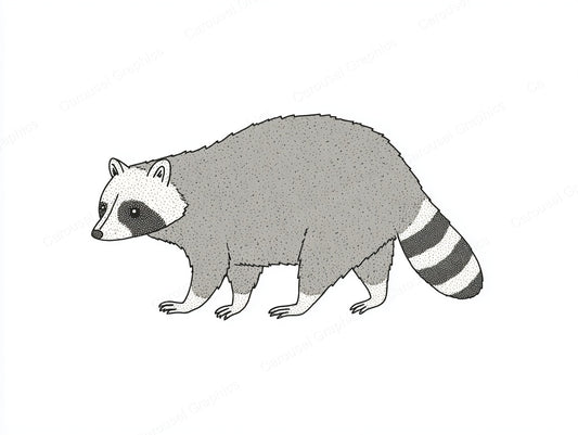 Raccoon Vector Graphic preview