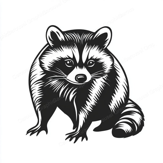 Raccoon Vector Graphic preview