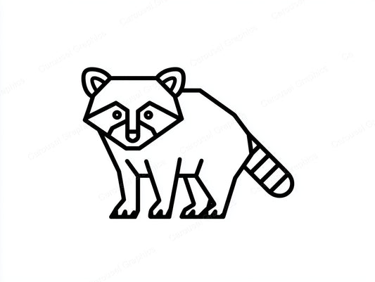 Raccoon Vector Graphic preview