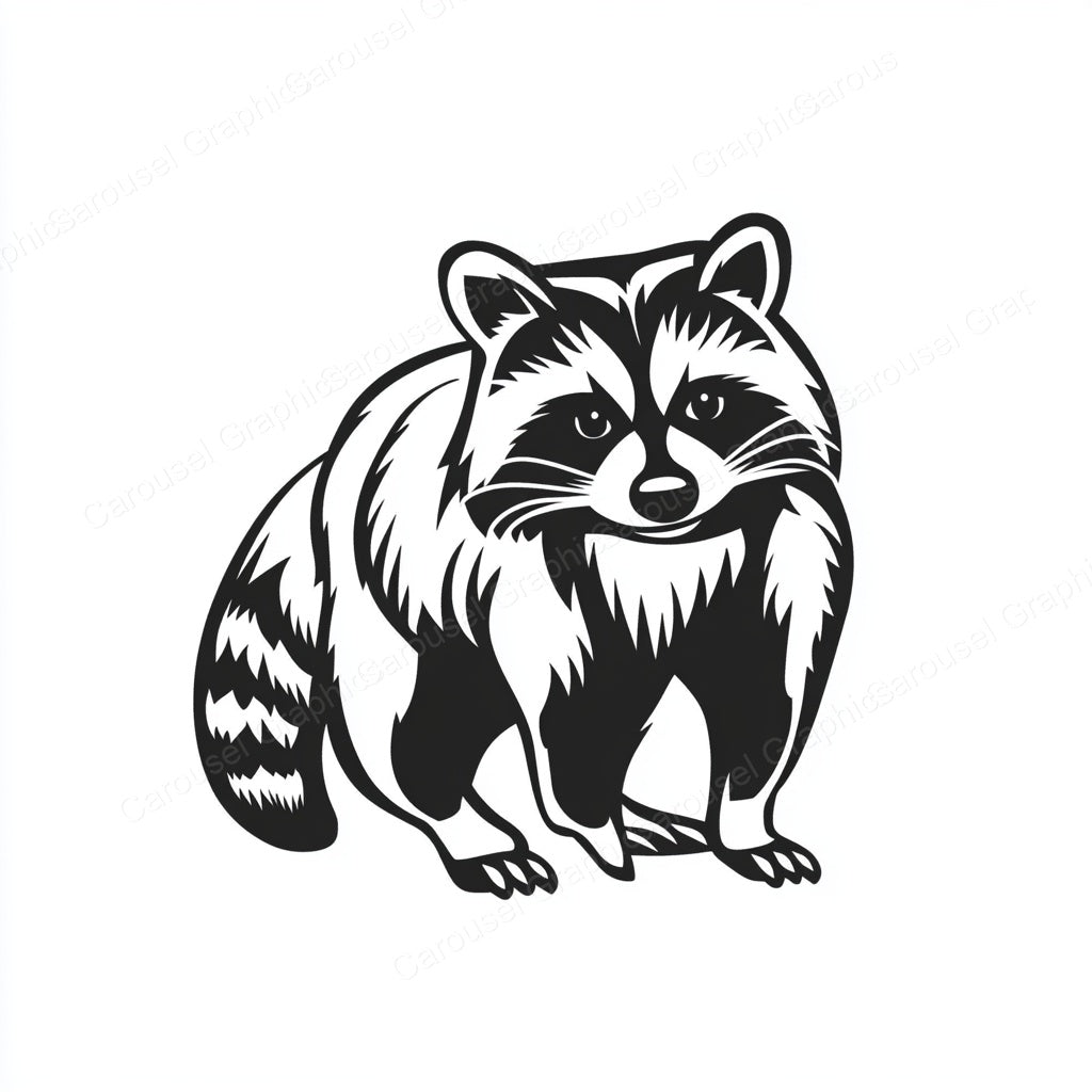 Raccoon Vector Graphic preview