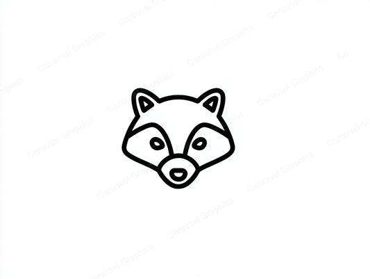Raccoon Vector Graphic preview