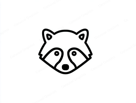 Raccoon Vector Graphic preview