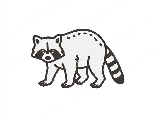 Raccoon Vector Graphic preview