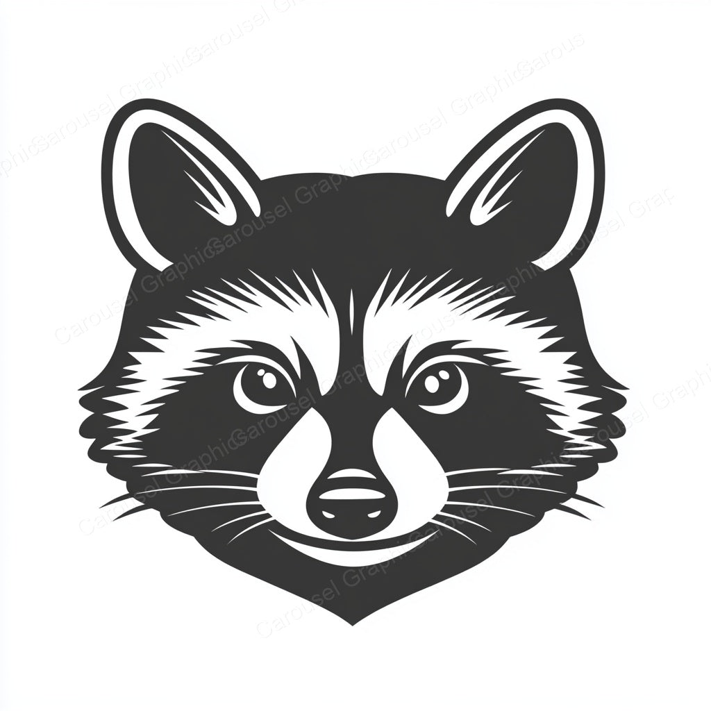 Raccoon Vector Graphic preview