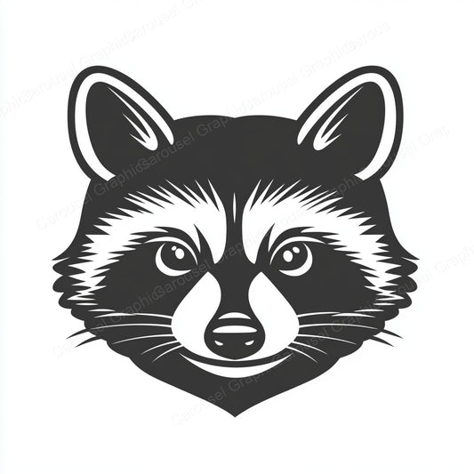Raccoon Vector Graphic preview