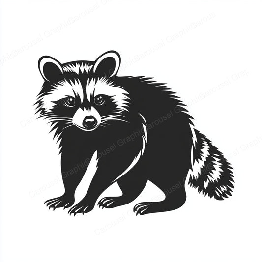 Raccoon Vector Graphic preview