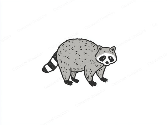 Raccoon Vector Graphic preview