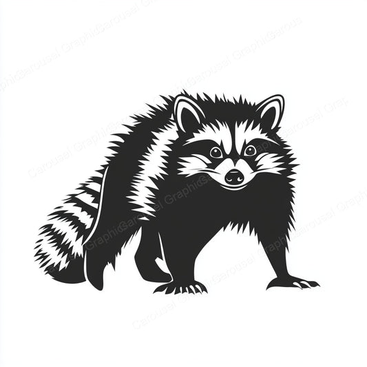 Raccoon Vector Graphic preview
