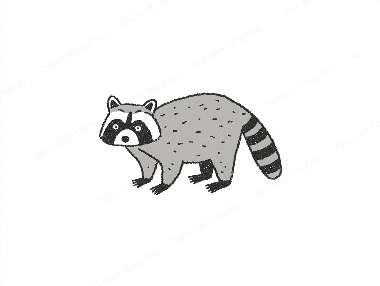 Raccoon Vector Graphic preview