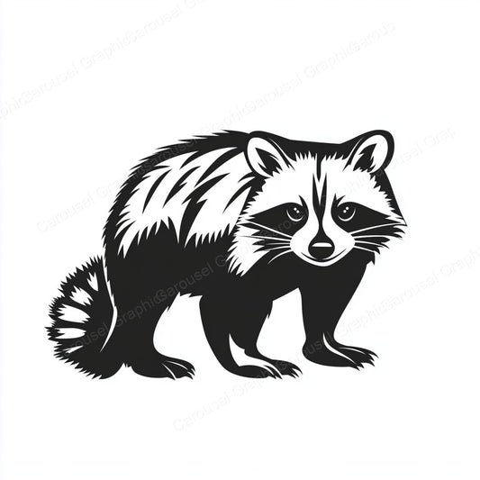 Raccoon Vector Graphic preview