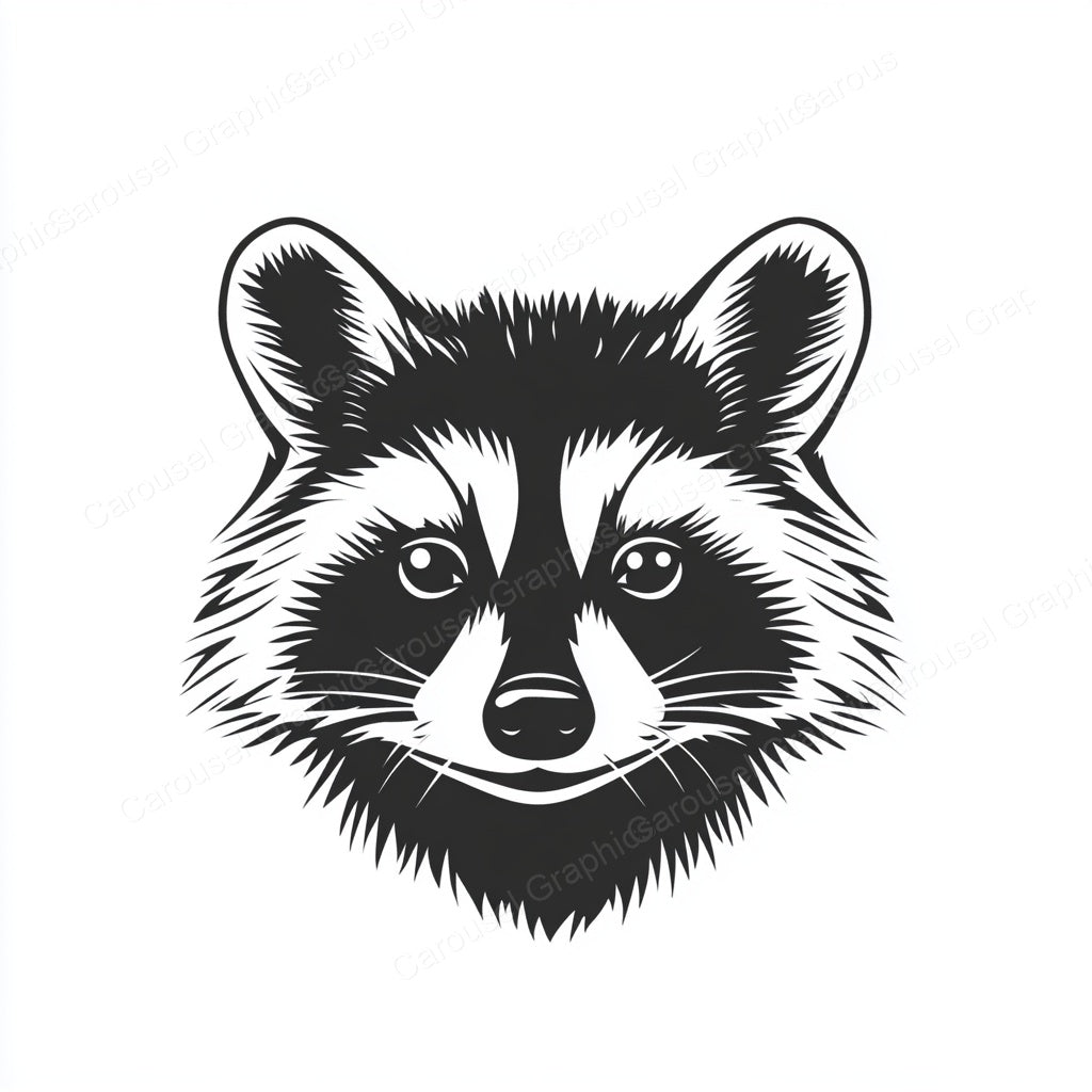 Raccoon Vector Graphic preview