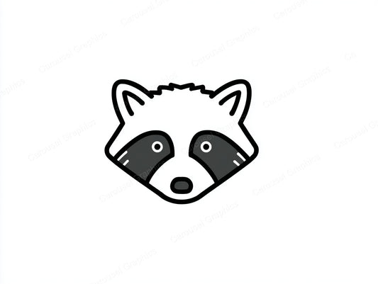 Raccoon Vector Graphic preview