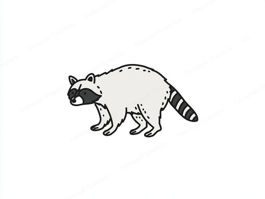 Raccoon Vector Graphic preview