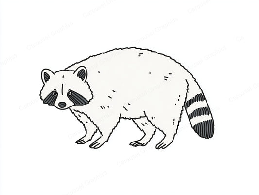 Raccoon Vector Graphic preview