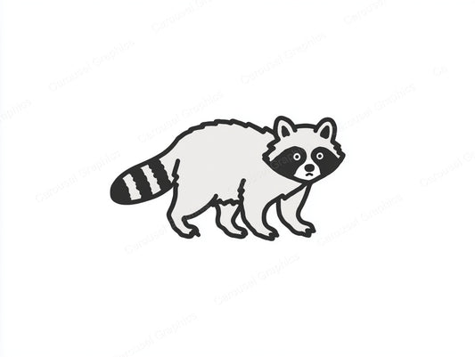 Raccoon Vector Graphic preview