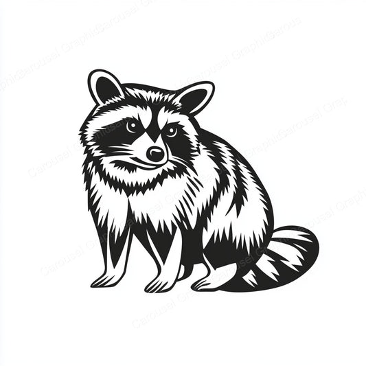 Raccoon Vector Graphic preview