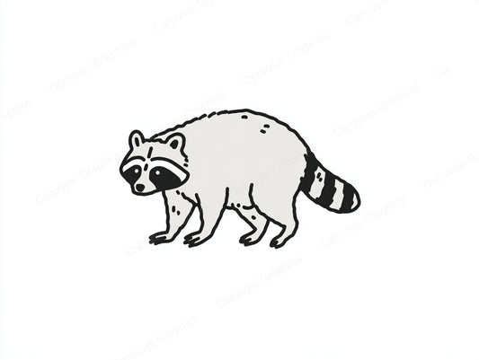 Raccoon Vector Graphic preview