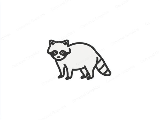 Raccoon Vector Graphic preview