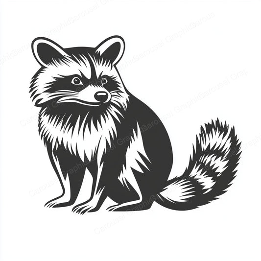 Raccoon Vector Graphic preview