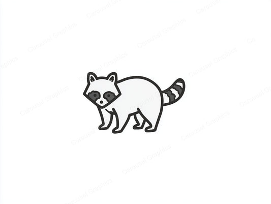 Raccoon Vector Graphic preview