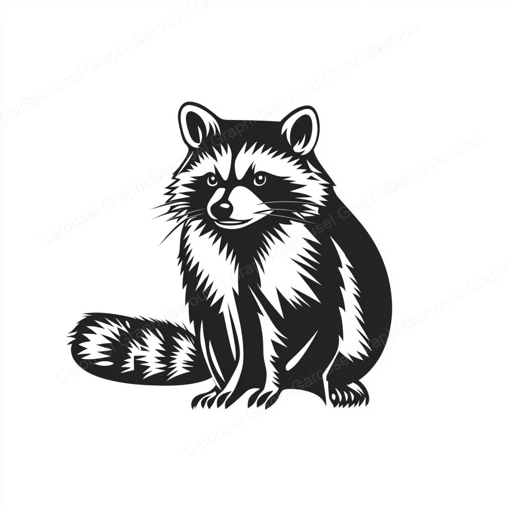 Raccoon Vector Graphic preview