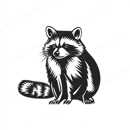 Raccoon Vector Graphic preview