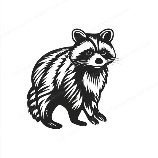 Raccoon Vector Graphic preview