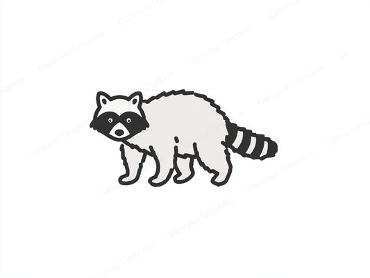 Raccoon Vector Graphic preview