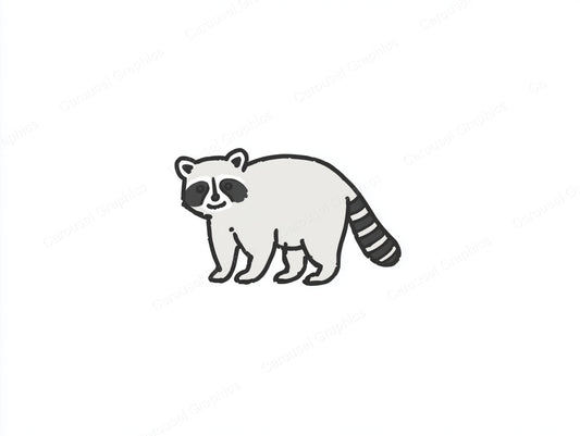 Raccoon Vector Graphic preview
