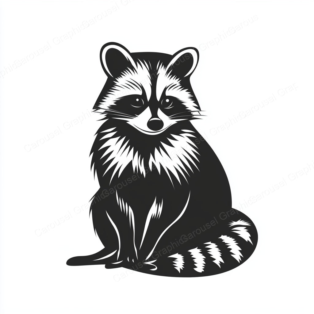 Raccoon Vector Graphic preview
