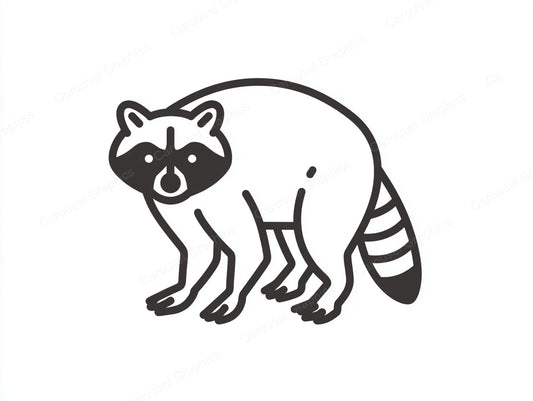 Raccoon Vector Graphic preview