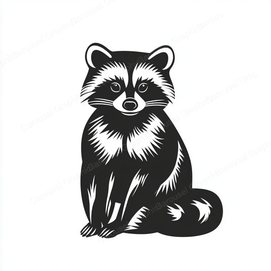 Raccoon Vector Graphic preview