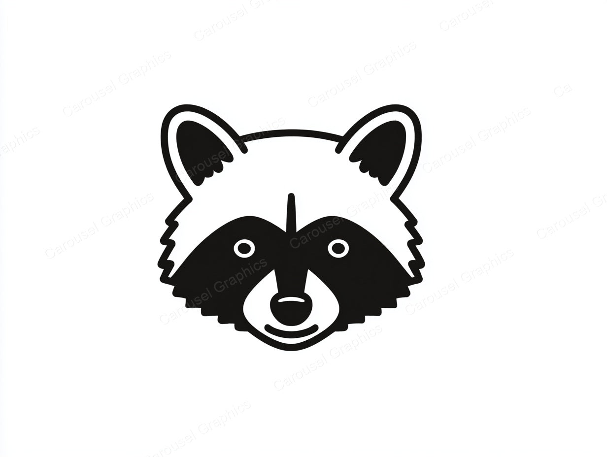 Raccoon Vector Graphic preview