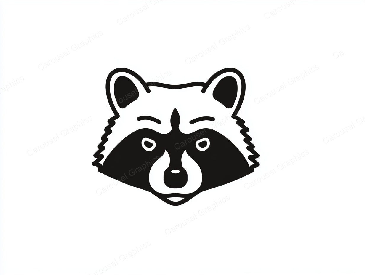 Raccoon Vector Graphic preview