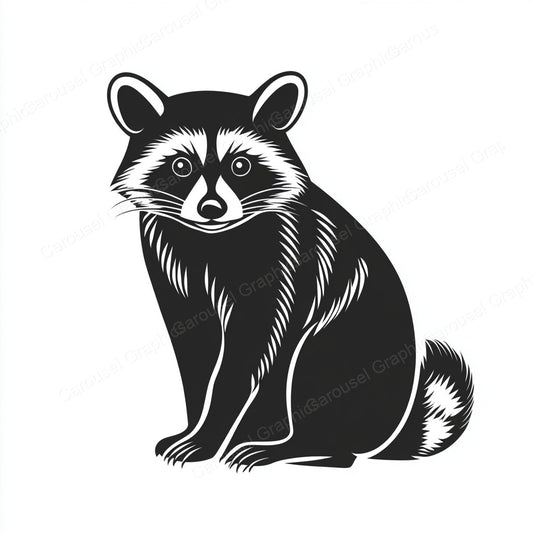 Raccoon Vector Graphic preview