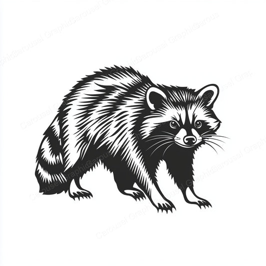 Raccoon Vector Graphic preview