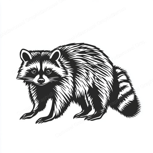Raccoon Vector Graphic preview